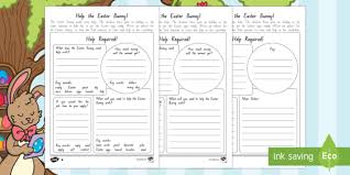 Instead of passing time with plain, boring coloring books, check out these fun, easter cursive handwriting worksheets. Saving Easter Writing A Job Advert Activity Teacher Made