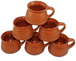 Choose from contactless same day delivery, drive up and more. Amazon Com Creativegifts Ceramic Kulhar Cups Reusable Traditional Indian Chai Tea Cup Set Of 6 100 Ml Each Teacups