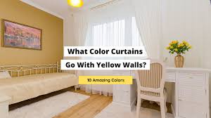 color curtains go with yellow walls