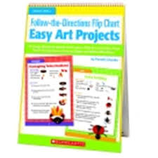 Scholastic The Directions Easy Art Projects Flip Chart Grade Prek 1