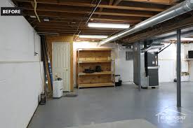 A Basement Remodeling Project In Mercer