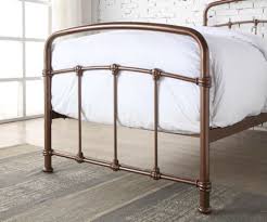 luxury rose gold copper metal bed