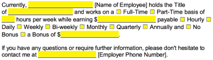 With questions about tax filing, please visit the irs. Free Employment Income Verification Letter Pdf Word Eforms