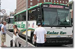 new england towns you can go to by bus