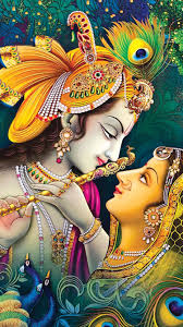 Lord Radha Krishna Painting top iPhone ...