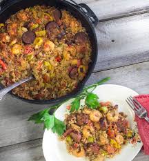 smoked deer sausage and shrimp