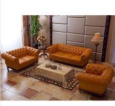genuine leather sofa set leather