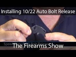 ruger 10 22 automatic bolt release