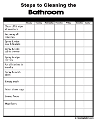 Free Printable 15 Minute Chore Checklists Not Just
