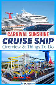 carnival sunshine cruise ship overview