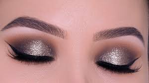 how to glitter smokey eyes try this