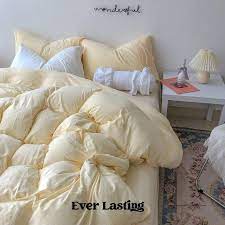 Ever Lasting Pastel Bedding Set Custard