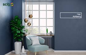 Room Interior Concept Blue Armchair