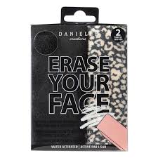 2pc erase your face cloths leopard and