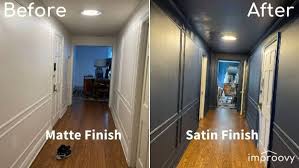 satin vs matte paint finishes