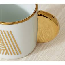 hind porcelain monogram espresso cups