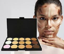 15 shade contouring makeup colour