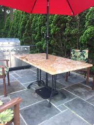 Custom Granite Patio Table With Our