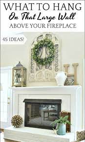 Above Fireplace Decor Fireplace Mantle