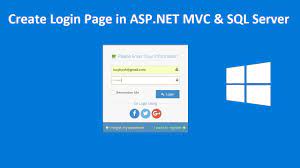 create login page in asp net mvc 5
