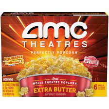 amc theatres microwave popcorn 6ct