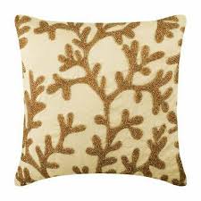 pillow cover sofa 16x16 inch gold