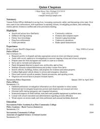 Resume Examples Law Enforcement Resume Examples Sample Resume