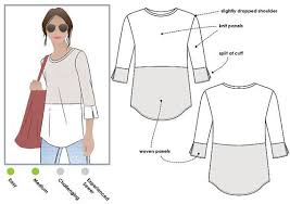 Annika Top Sizes 12 14 16 Pdf Sewing Pattern By Style