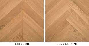 chevron flooring vs herringbone