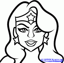 How to draw wonder woman face. How To Draw Wonder Woman Easy Step 7 Wonder Woman Drawing Drawings Drawing Superheroes