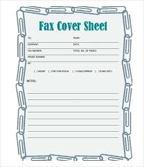 Free Fax Cover Sheet Template Printable Pdf Word Excel