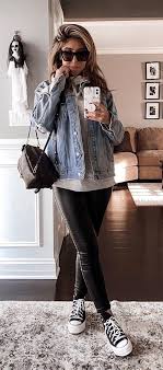 The best tops to wear with leather leggings are: What To Wear With Leather Leggings 20 Easy Outfits