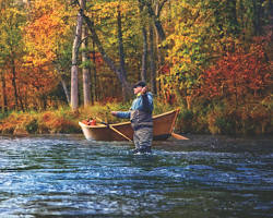 Fishing in fall