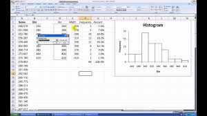 How To Make A Percent Histogram In Excel 2007