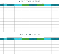 Free Printable 2 Week Calendar Staff Schedule Template Work