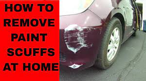 How to Remove Paint Scuff from a Car or Paint Transfer Removal - YouTube