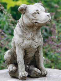 Staffordshire Bull Terrier Dog Stone