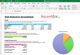 2 debt reduction spreadsheets to get