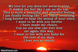 my love for you poem for boyfriend