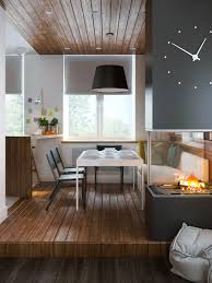 matching wood floor and ceiling