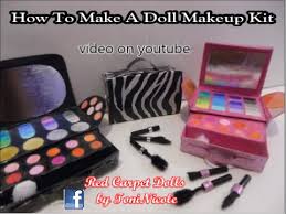 how to make a doll makeup kit you