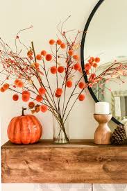 modern fall mantle decor jessica