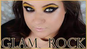 80s glam rock makeup tutorial black