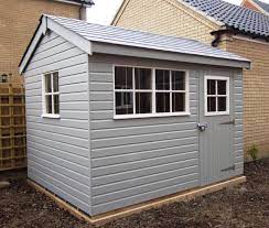 painted garden sheds