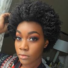 Easy summer hairstyle for natural hair. 75 Most Inspiring Natural Hairstyles For Short Hair Natural Afro Hairstyles Short Afro Hairstyles Short Natural Hair Styles