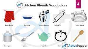 kitchen utensils voary in english