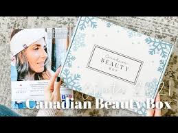 canadian beauty box unboxing winter