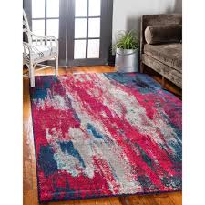 unique loom abstract modern area rugs