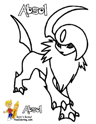 Explore 623989 free printable coloring pages for you can use our amazing online tool to color and edit the following pokemon coloring pages absol. Most Popular 27 Pokemon Coloring Pages Mega Absol