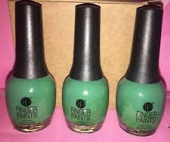 Details About 3 X Fingerpaints Nail Color Emerald Expressionism Finger Paints Polish Green